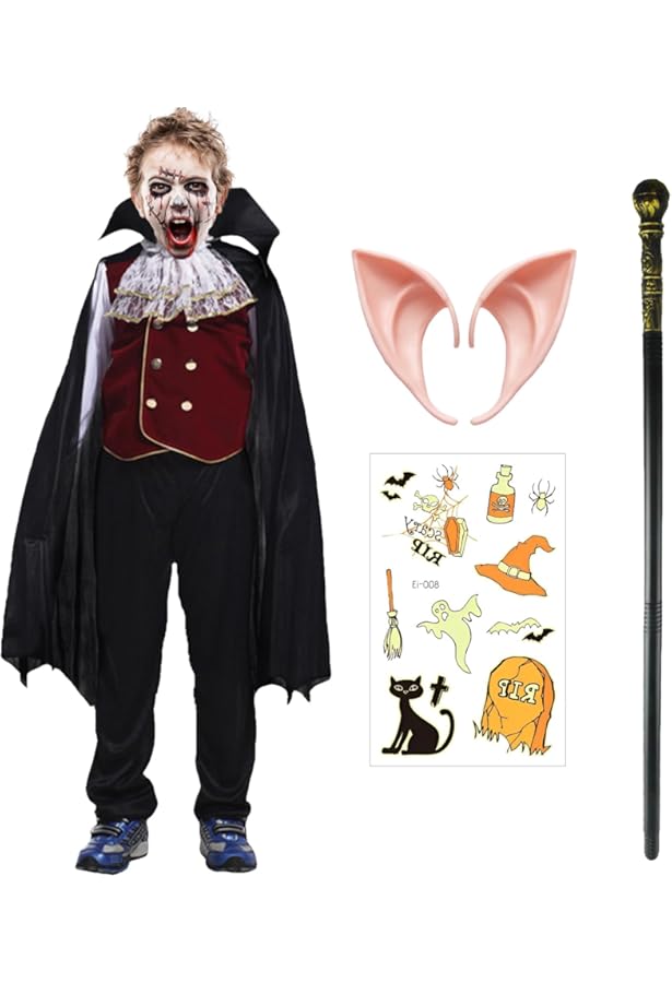 Amazon.co.jp: [Tumao] 吸血鬼 コスプレ 子供 ハロウイン コスプレ